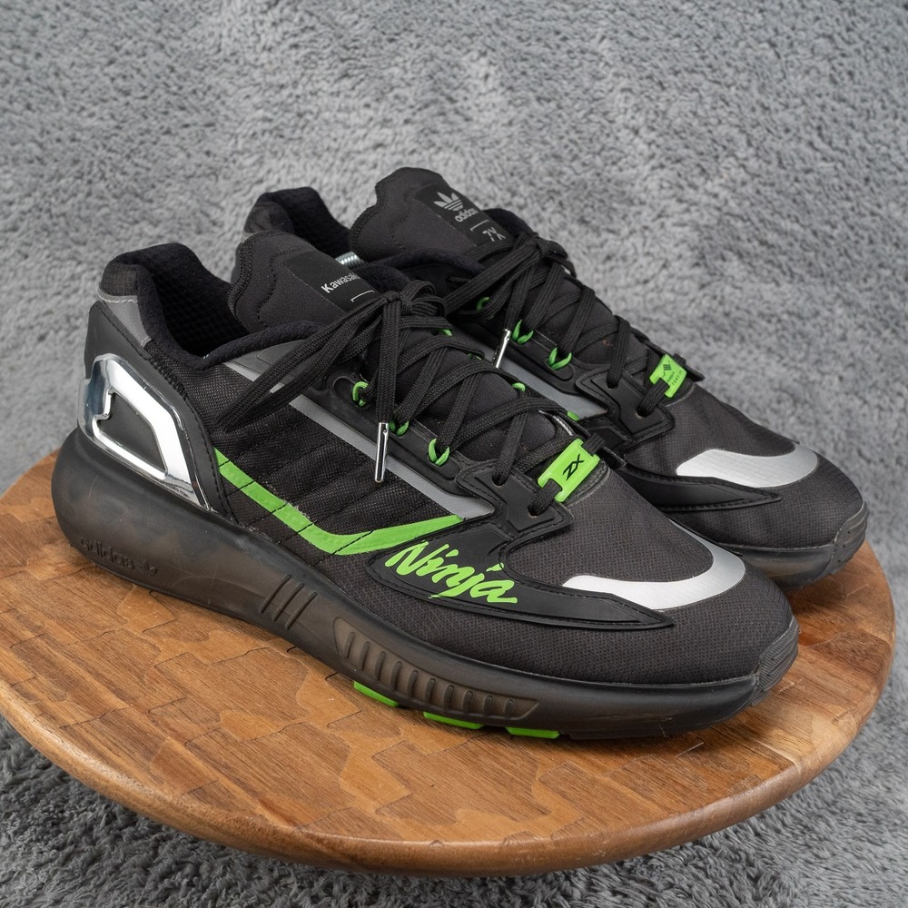 Adidas ZX 5K Boost Kawasaki Ninja Shoes Mens Size 12 Black Green GW3359